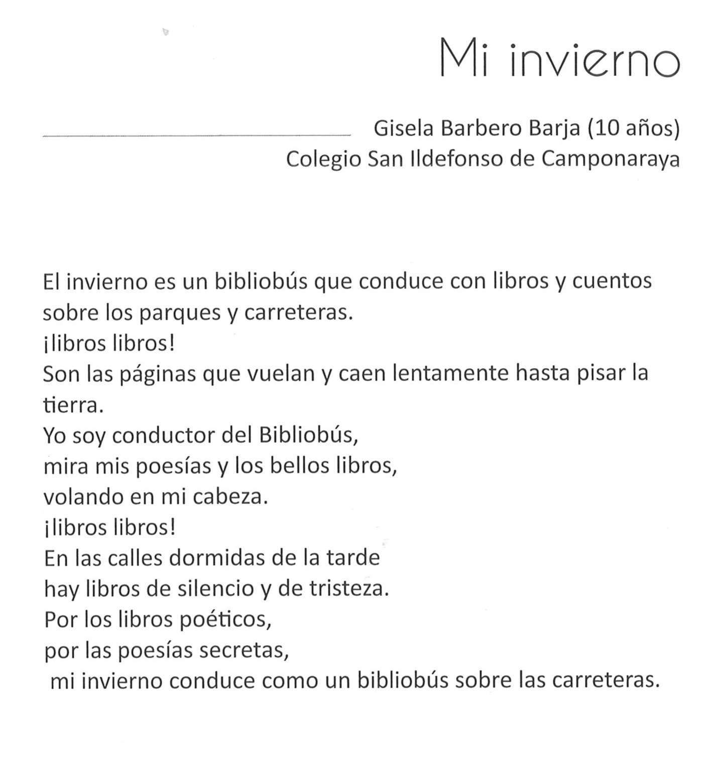 POESÍA GISELA