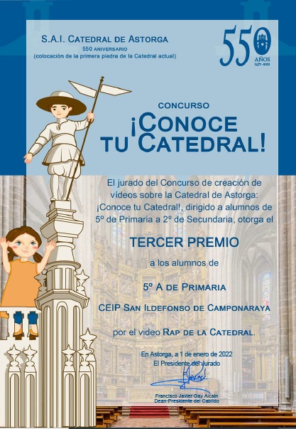 CONCURSO CATEDRAL DE ASTORGA TERCER PREMIO